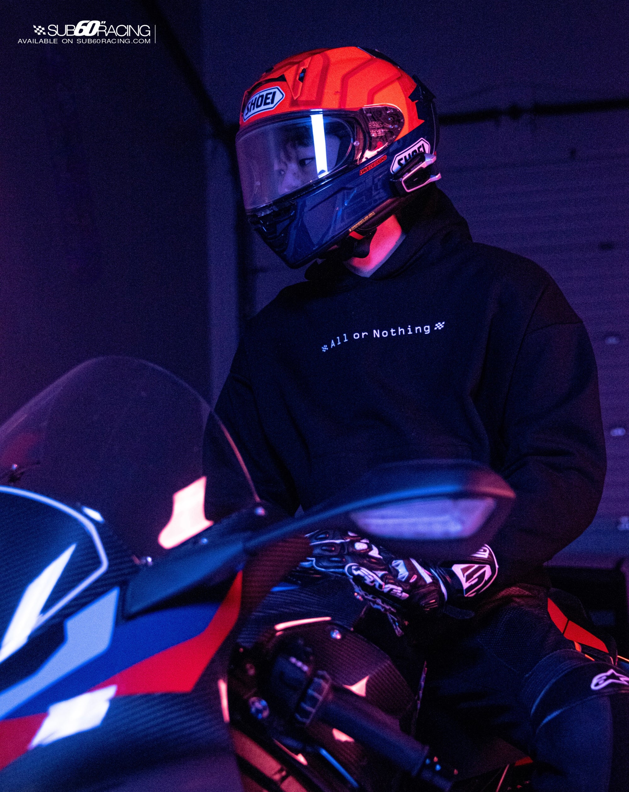 "ALL OR NOTHING" TSUKUBA INSPIRED HEAVY WEIGHT HOODIE