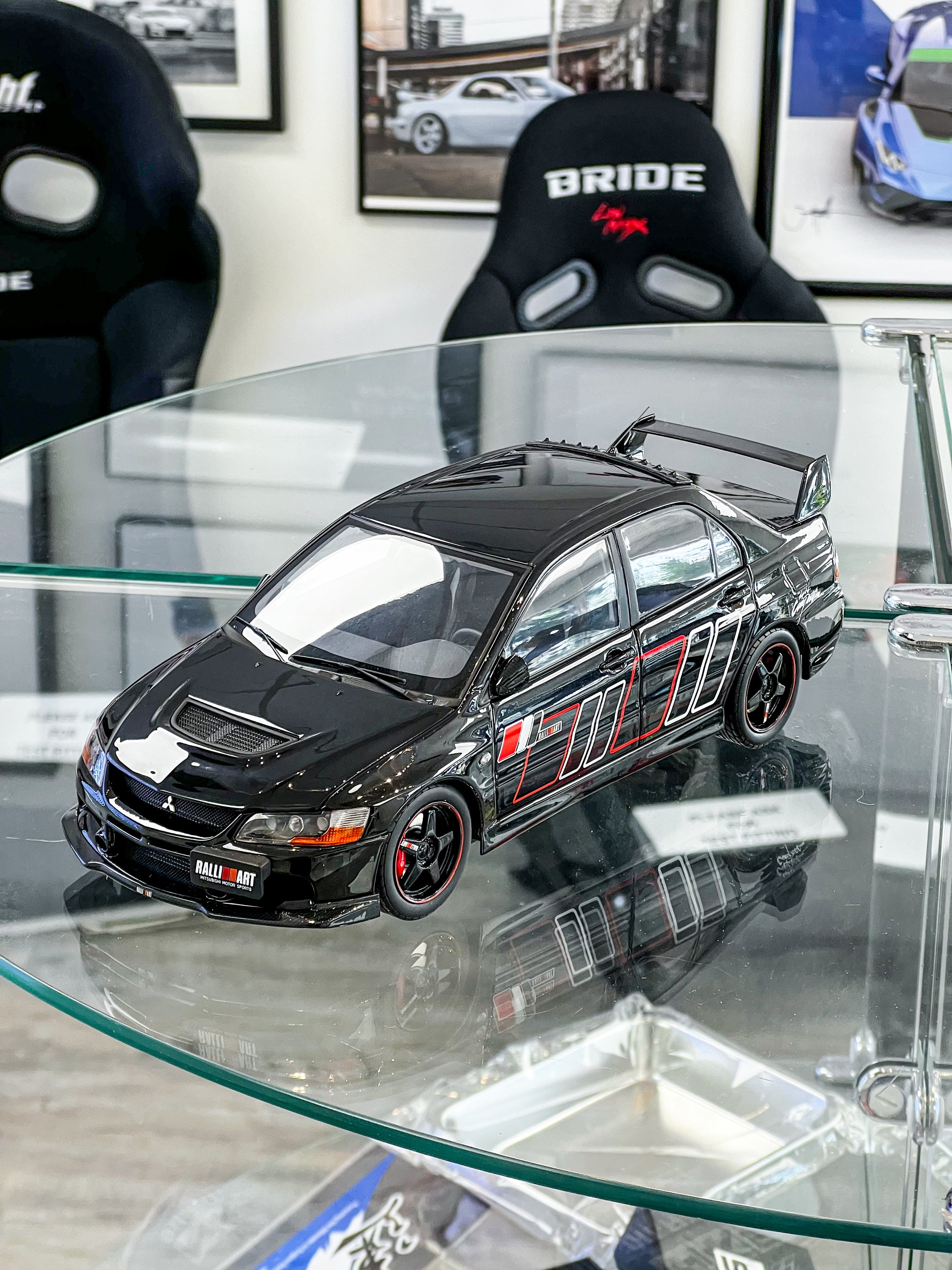 SUPER A MITSUBISHI EVO IX RALLIART BLACK