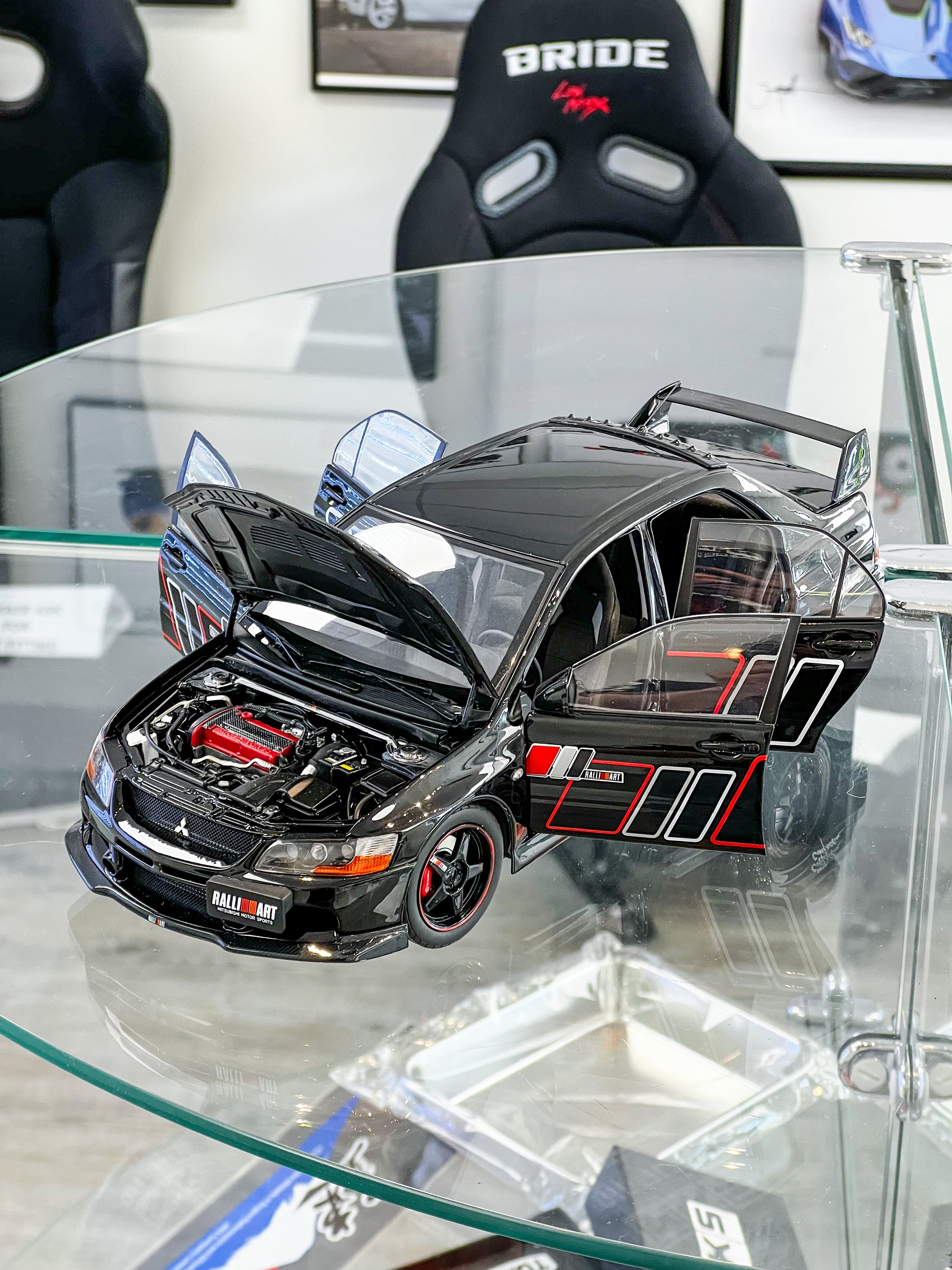 SUPER A MITSUBISHI EVO IX RALLIART BLACK