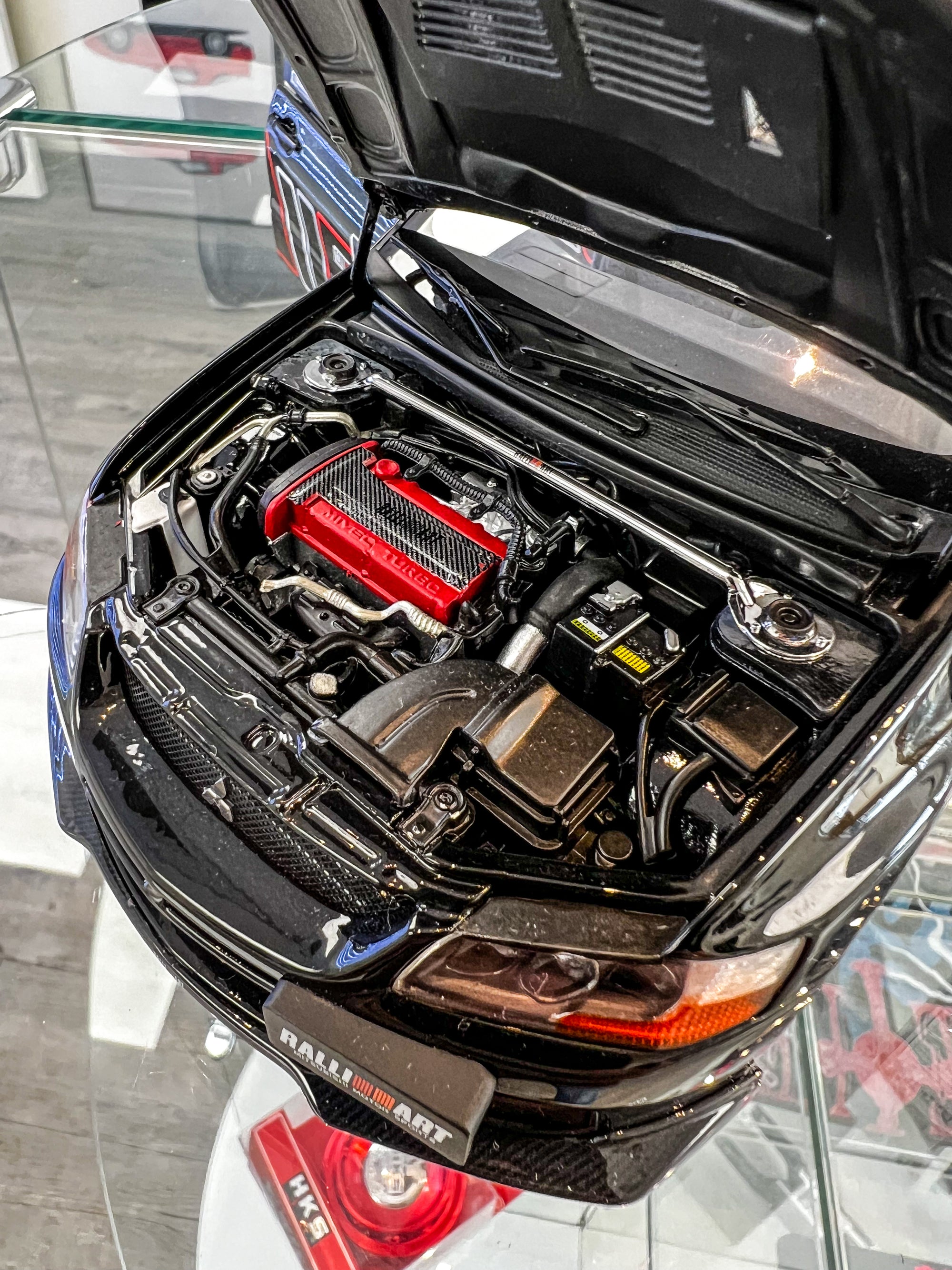 SUPER A MITSUBISHI EVO IX RALLIART BLACK