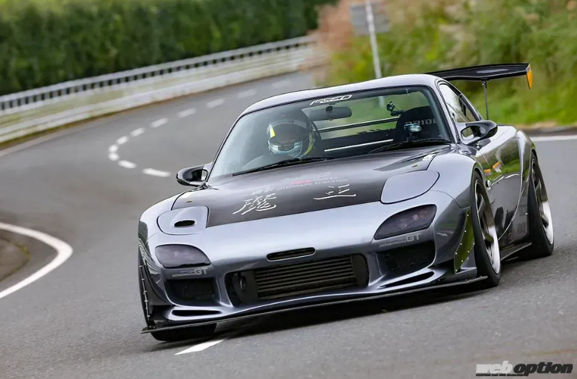 FUJITA ENGINEERING FEED AFFLUX CARBON AERO HOOD RX7 FD