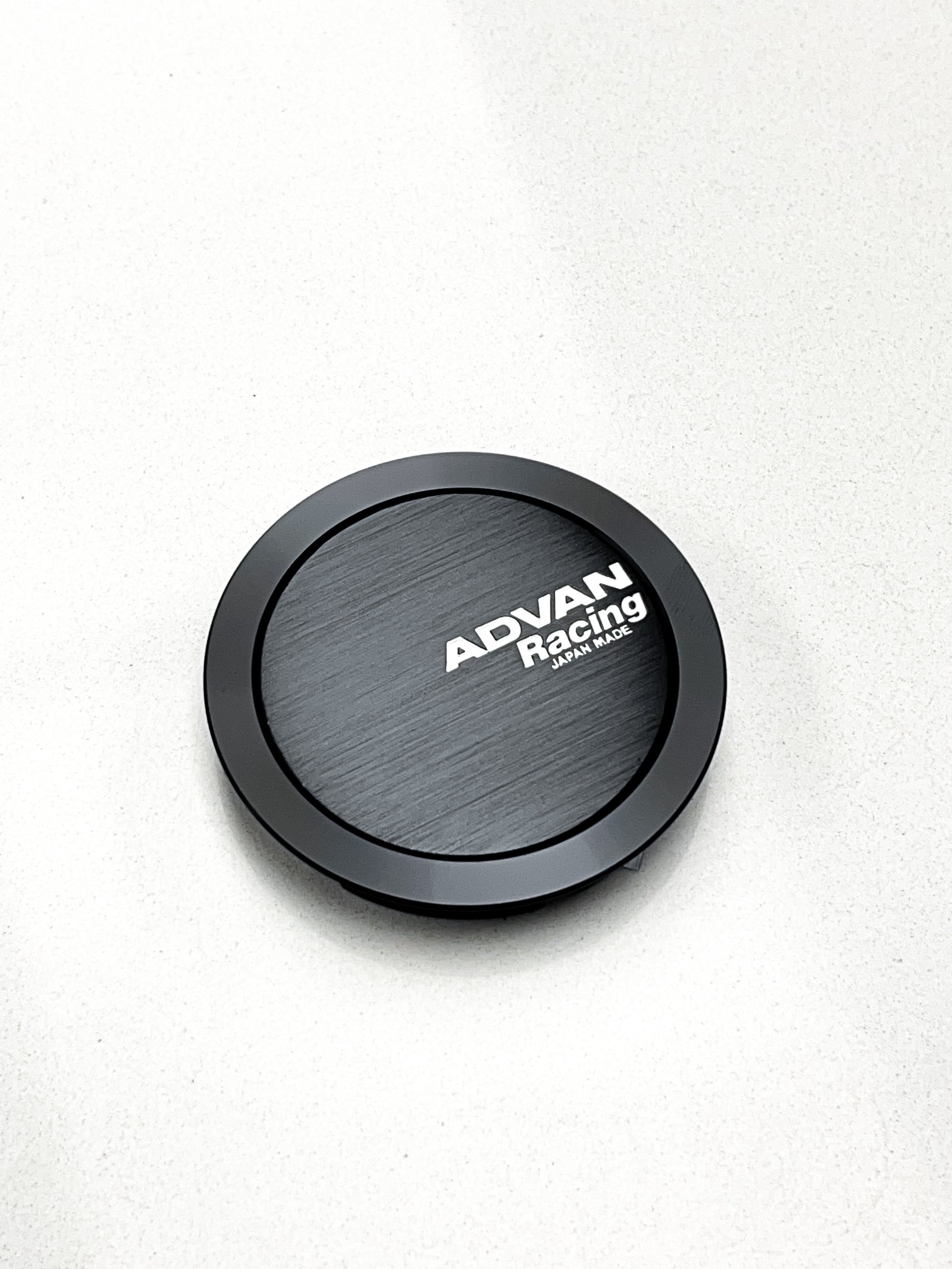 ADVAN Racingセンターキャップ φ63 FULL FLAT HB ADVAN RACING CENTER CAP - FULL FLAT 63MM BLACK - Sub 60