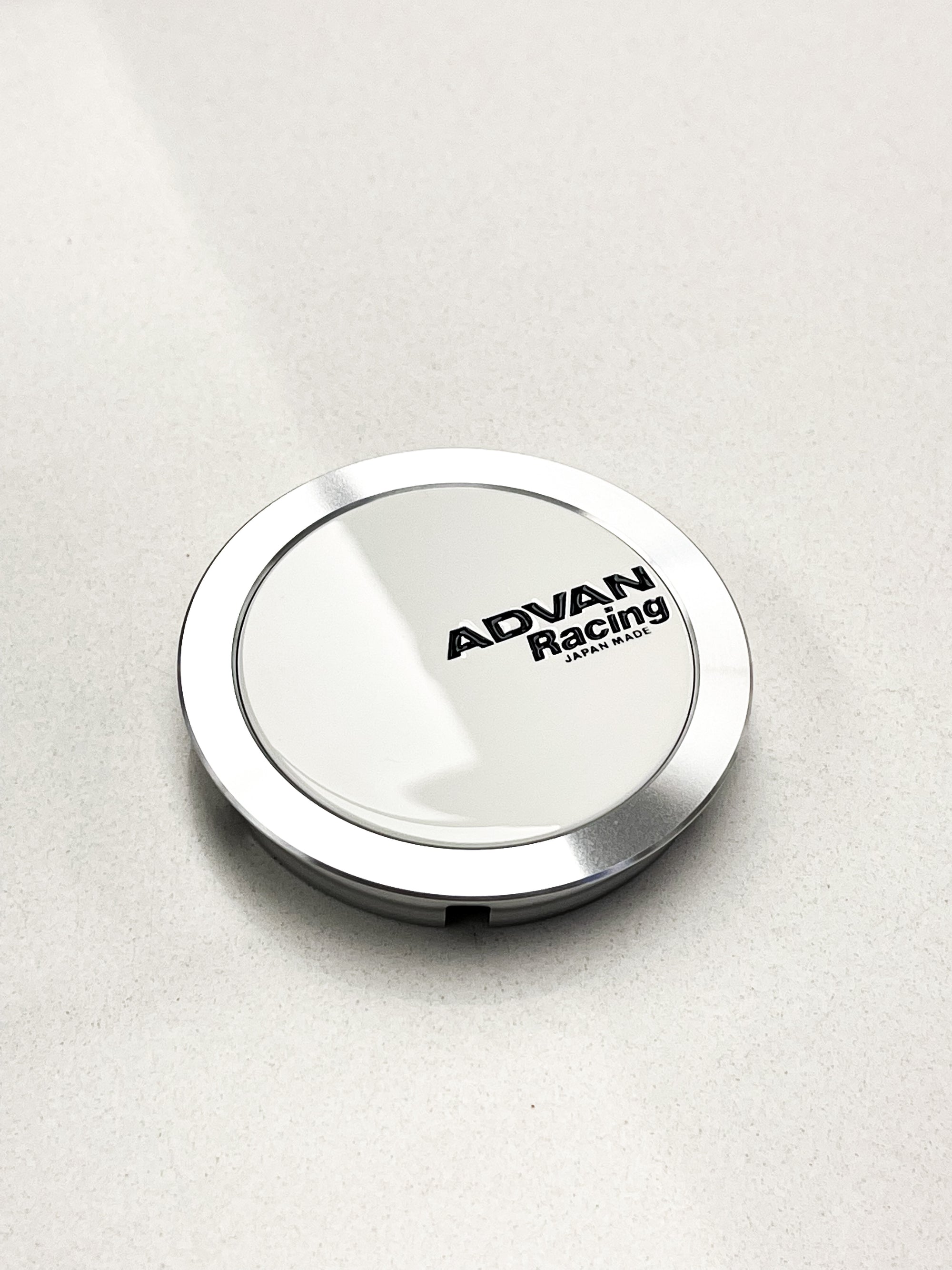 ADVAN RACING CENTER CAP - FULL FLAT 63MM WHITE