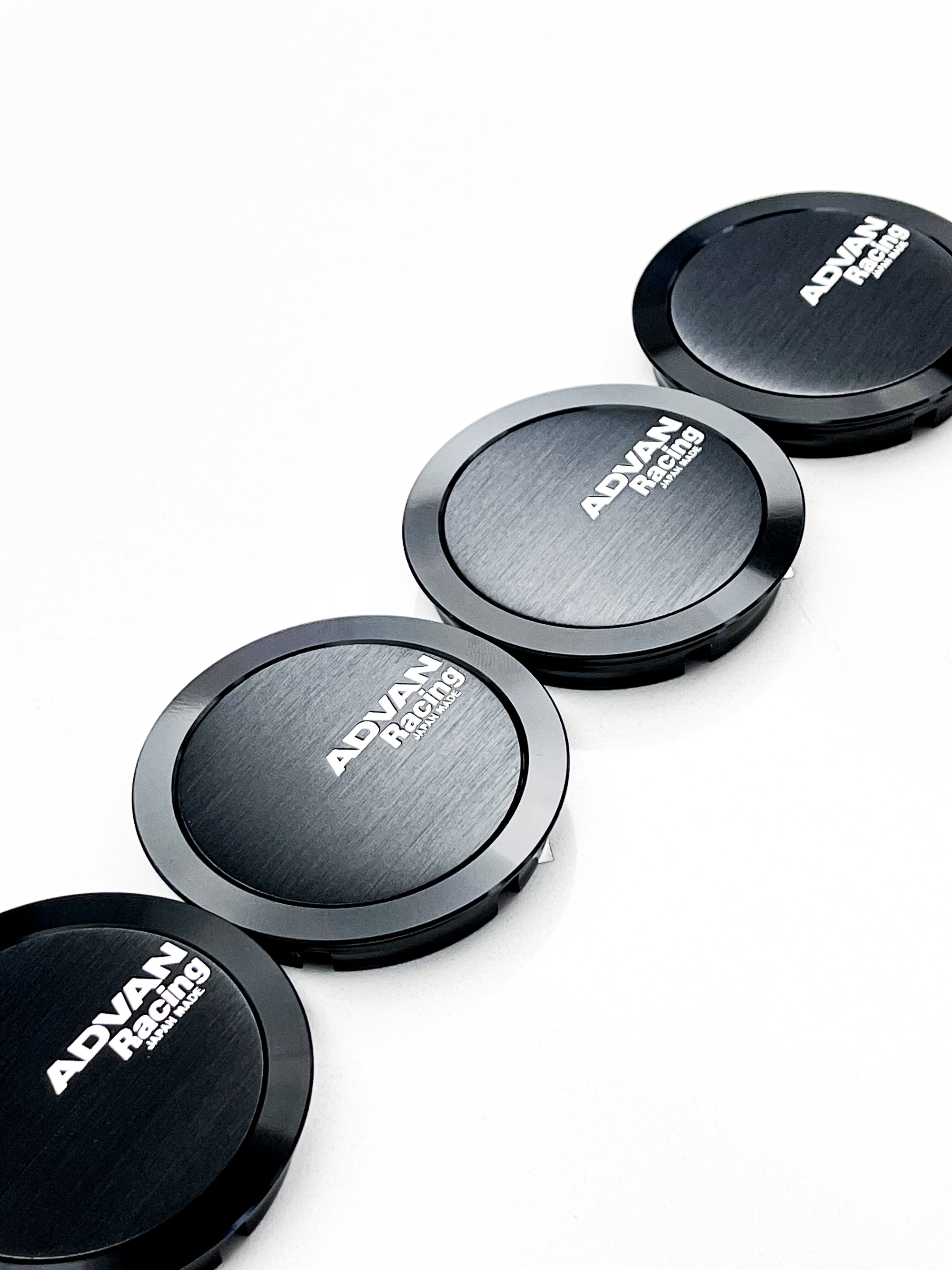 ADVAN RACING CENTER CAP - FULL FLAT 63MM BLACK