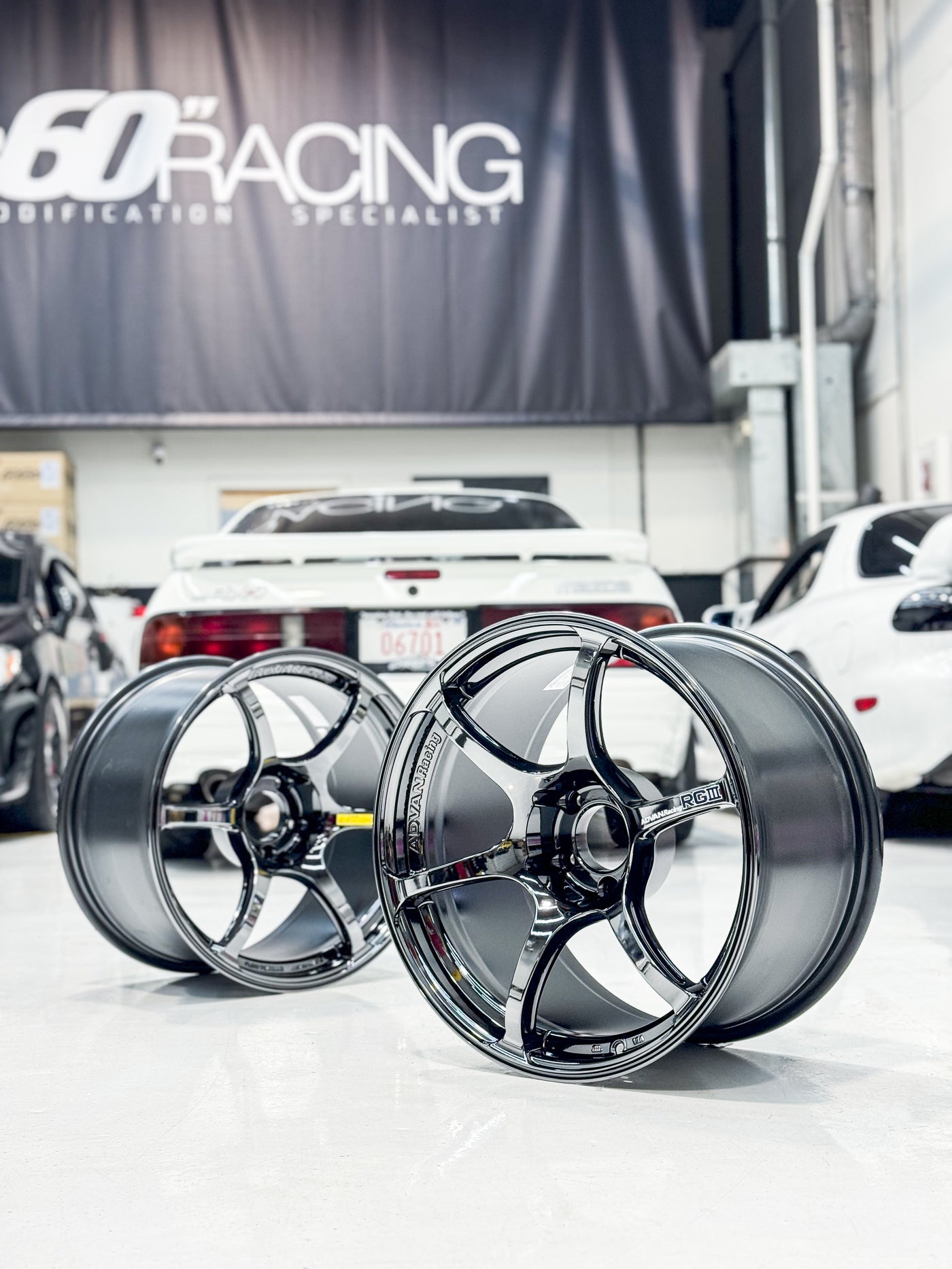ADVAN RACING RSIII 19X8.5 +45 5X112 RACING HYPER BLACK GOLF