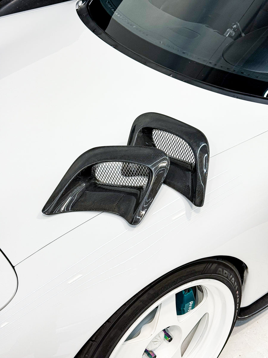 RE-Amemiya Fender Big Outlet Vents Carbon Fiber - FD3S