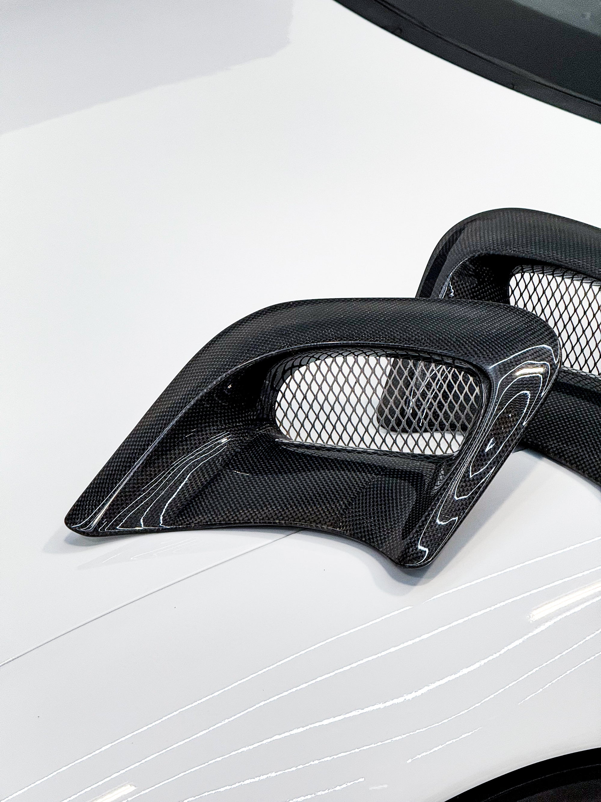 RE-Amemiya Fender Big Outlet Vents Carbon Fiber - FD3S