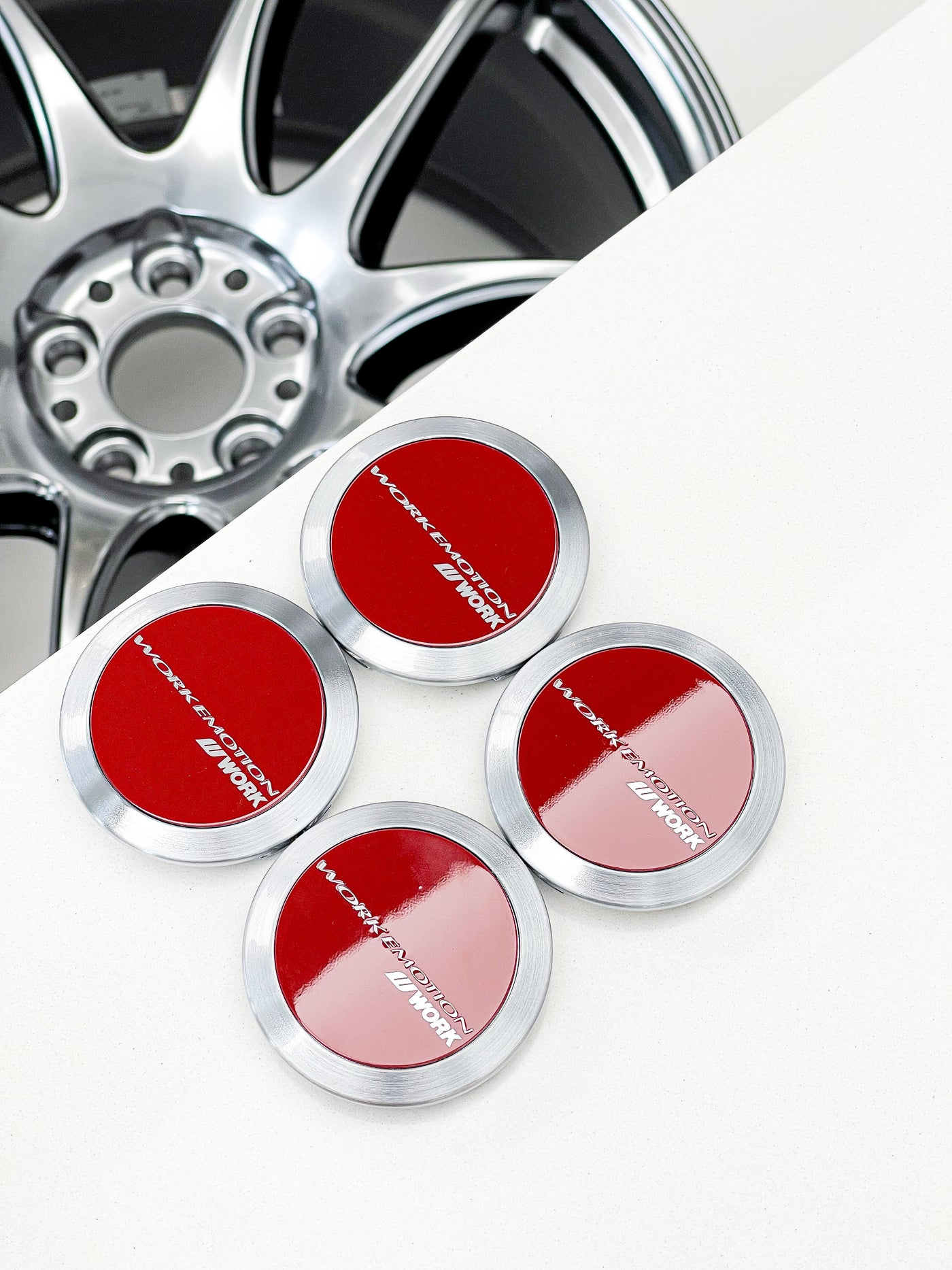 WORK EMOTION CENTER CAP RED