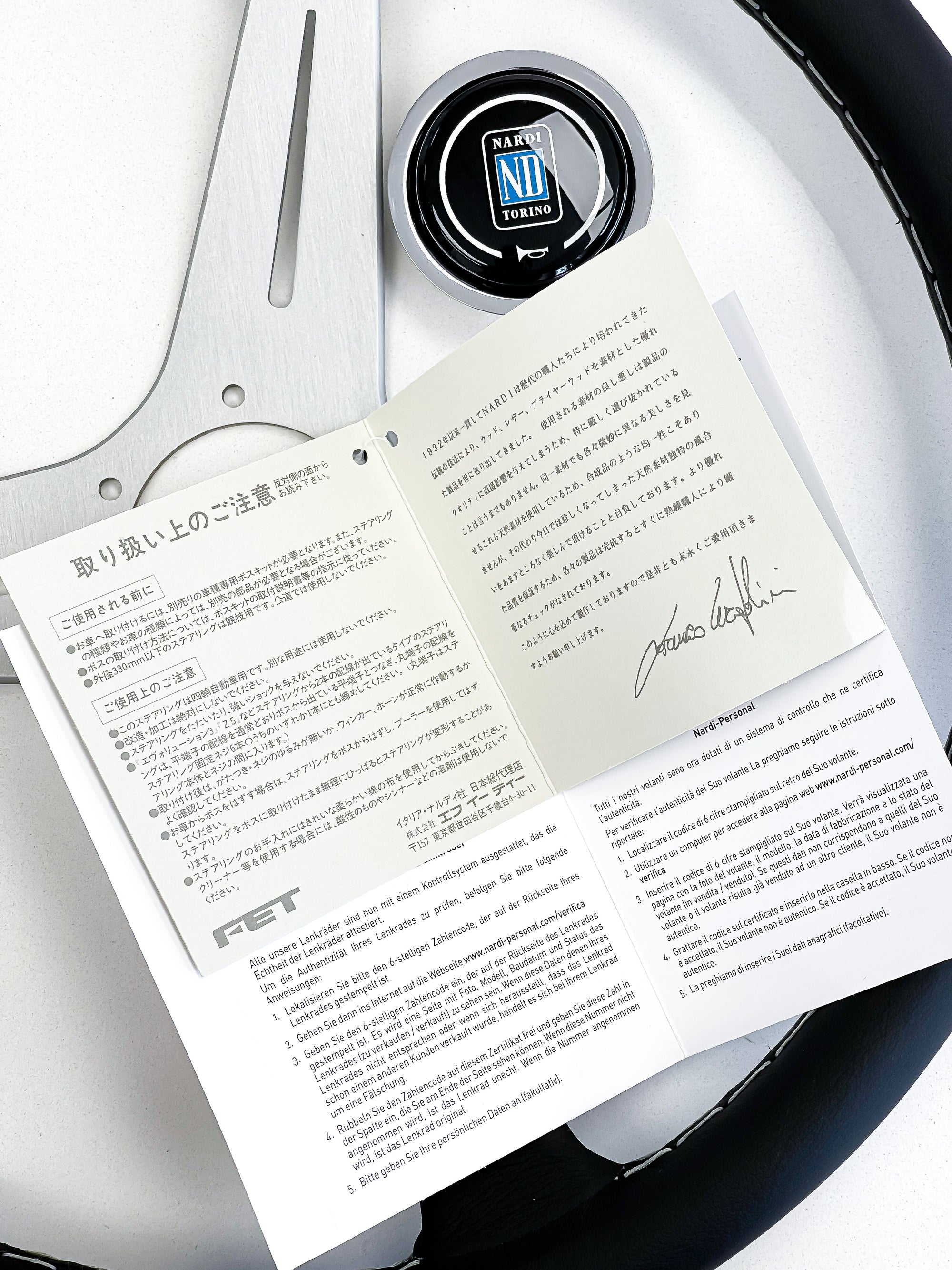 NARDI CLASSIC VWエンブレム Amazon | Nardi ハンドル - ディープコーン - 350mm (13.78