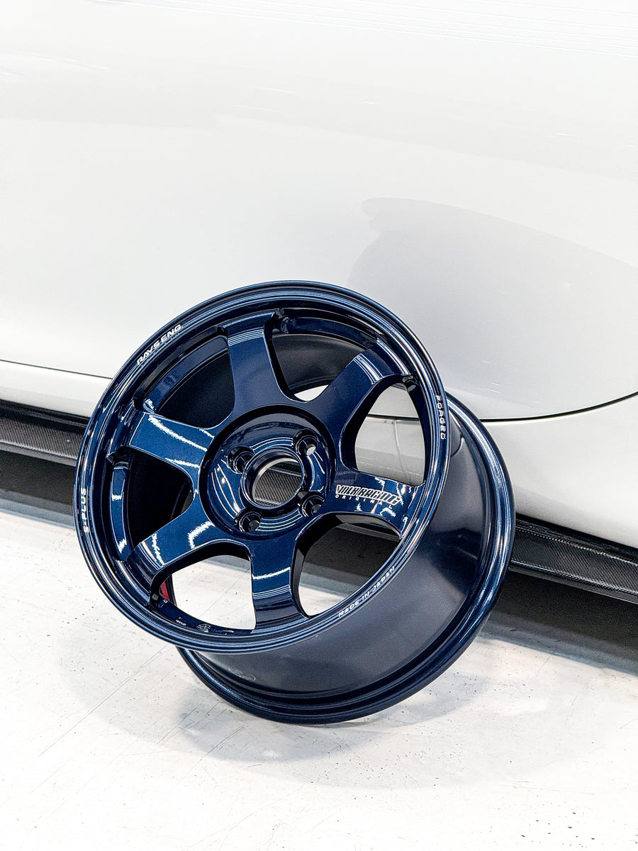 TE37SAGA S-PLUS 15X8 ET35 4X100 MAG BLUE