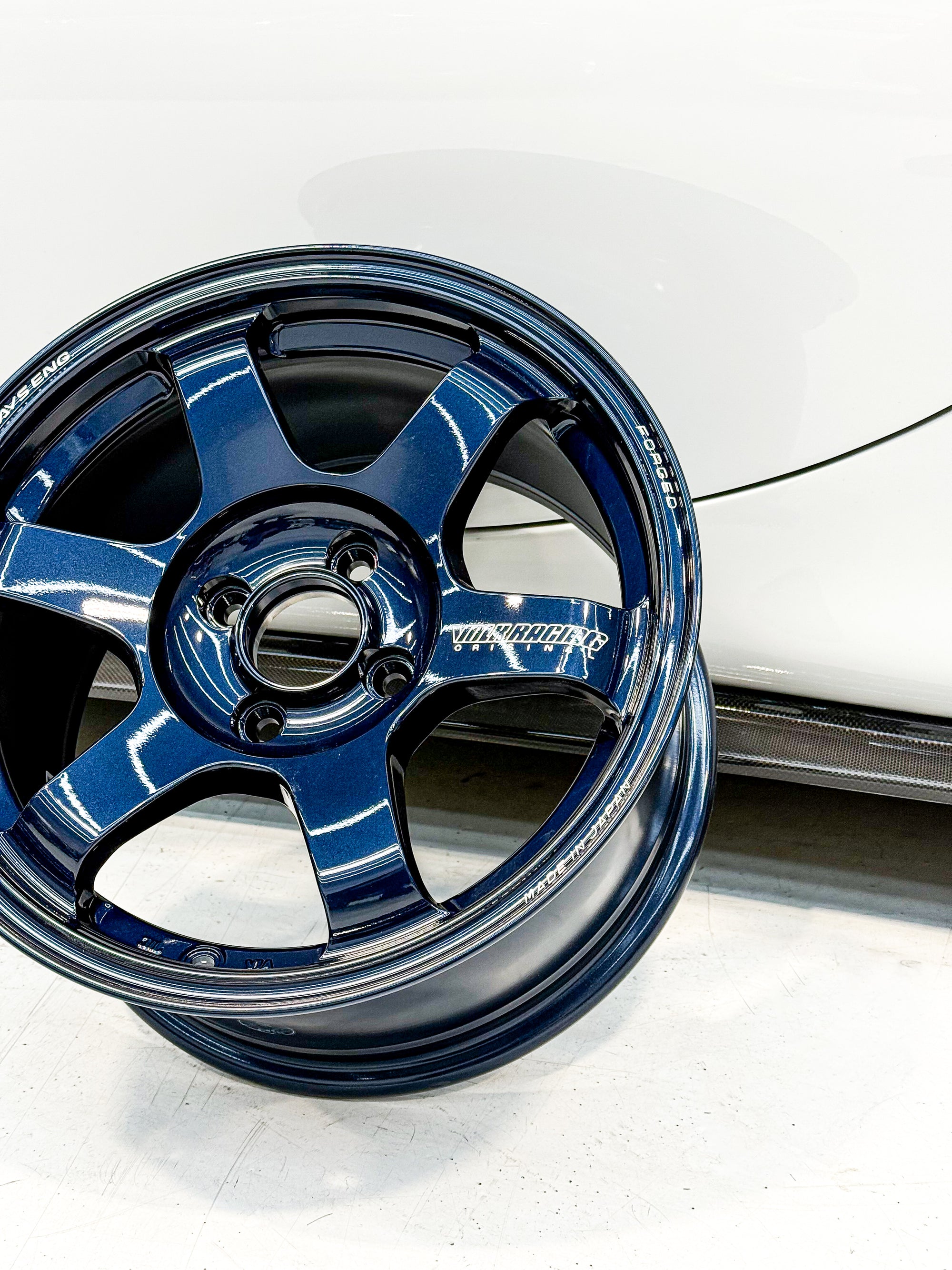 TE37SAGA S-PLUS 15X8 ET35 4X100 MAG BLUE