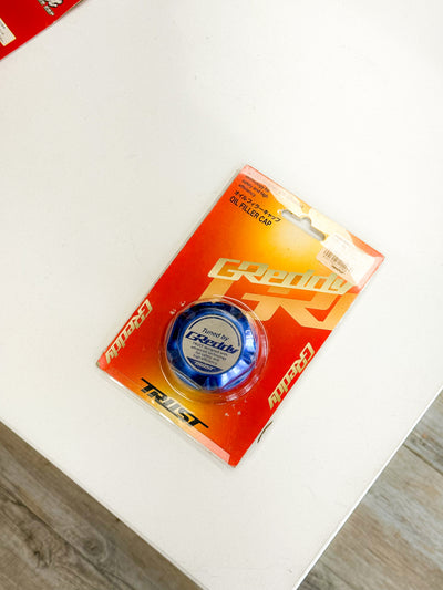 TRUST/GREDDY GEN 1 BLUE OIL CAP FOR MAZDA RX7 FD