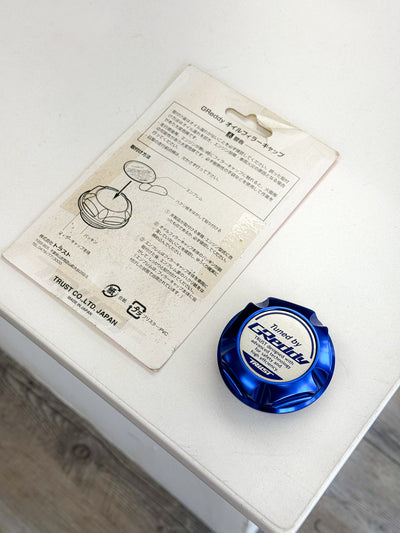TRUST/GREDDY GEN 1 BLUE OIL CAP FOR MAZDA RX7 FD