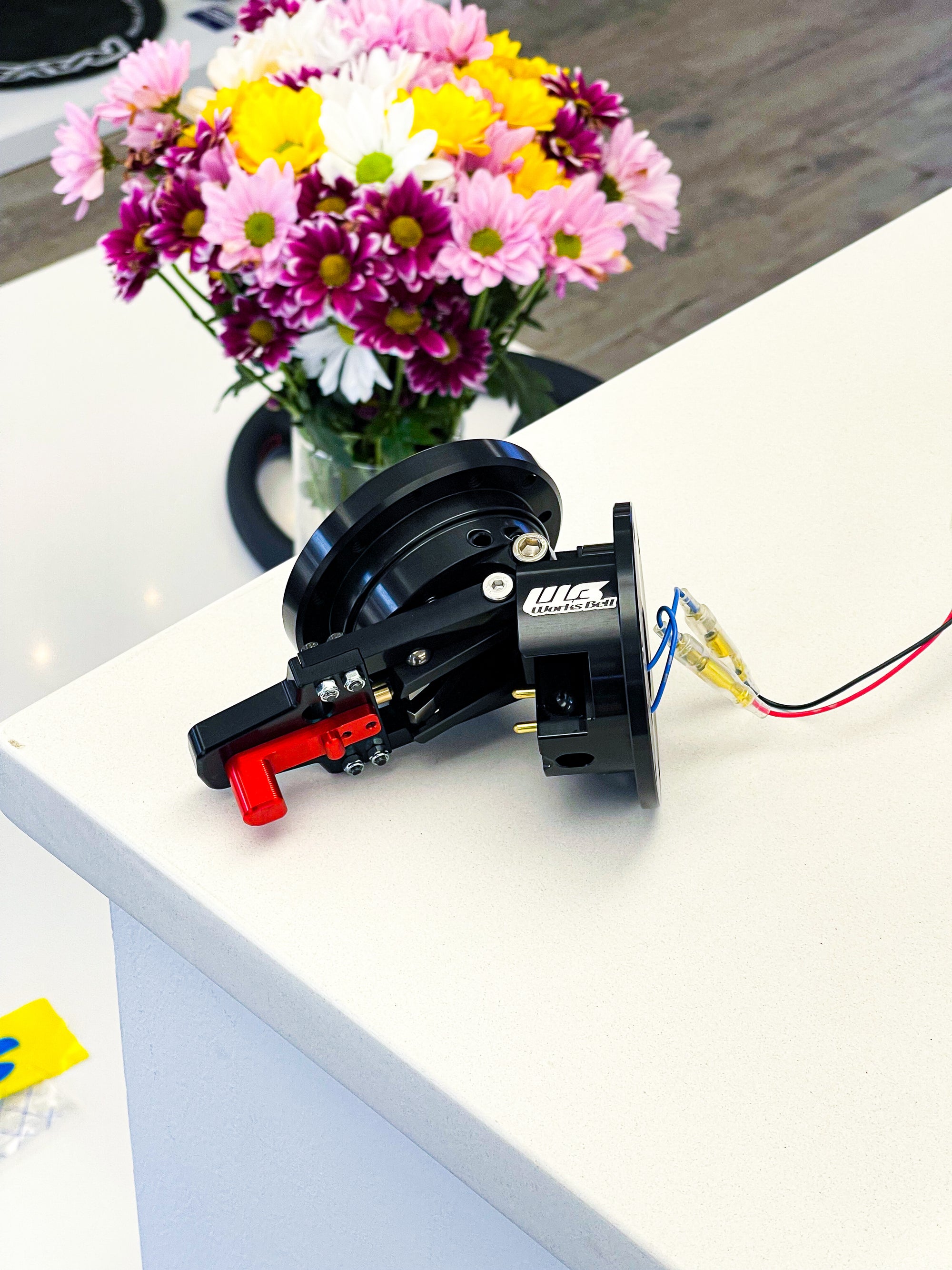 WORKS BELL RAPFIX GTC POP-UP STEERING SYSTEM BLACK - Sub 60 WORKS BELL RAPFIX GTC POP-UP STEERING SYSTEM BLACK - Sub 60