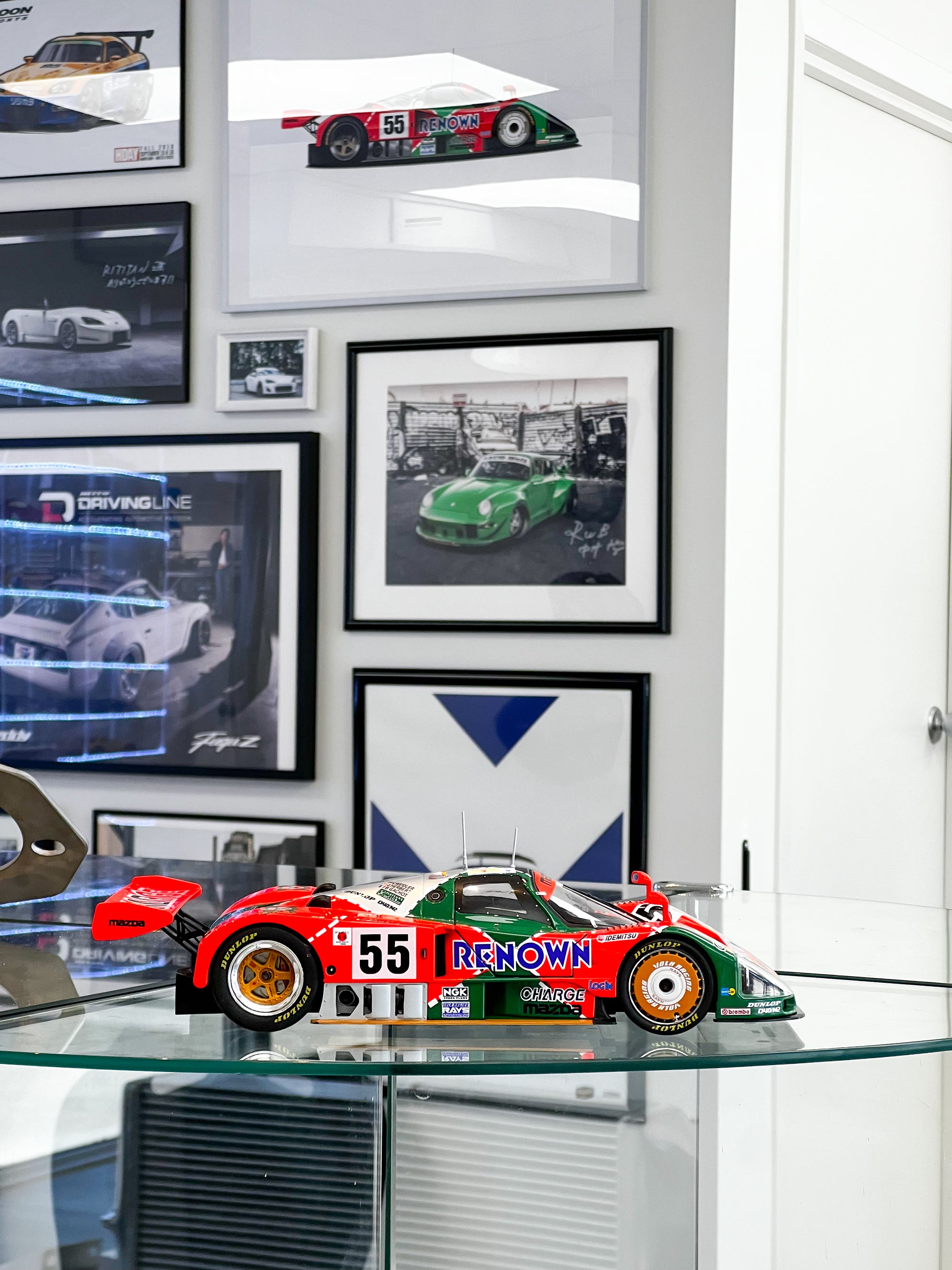 CSM MODEL MAZDA 787B WINNER LEMANS 1991 ORANGE