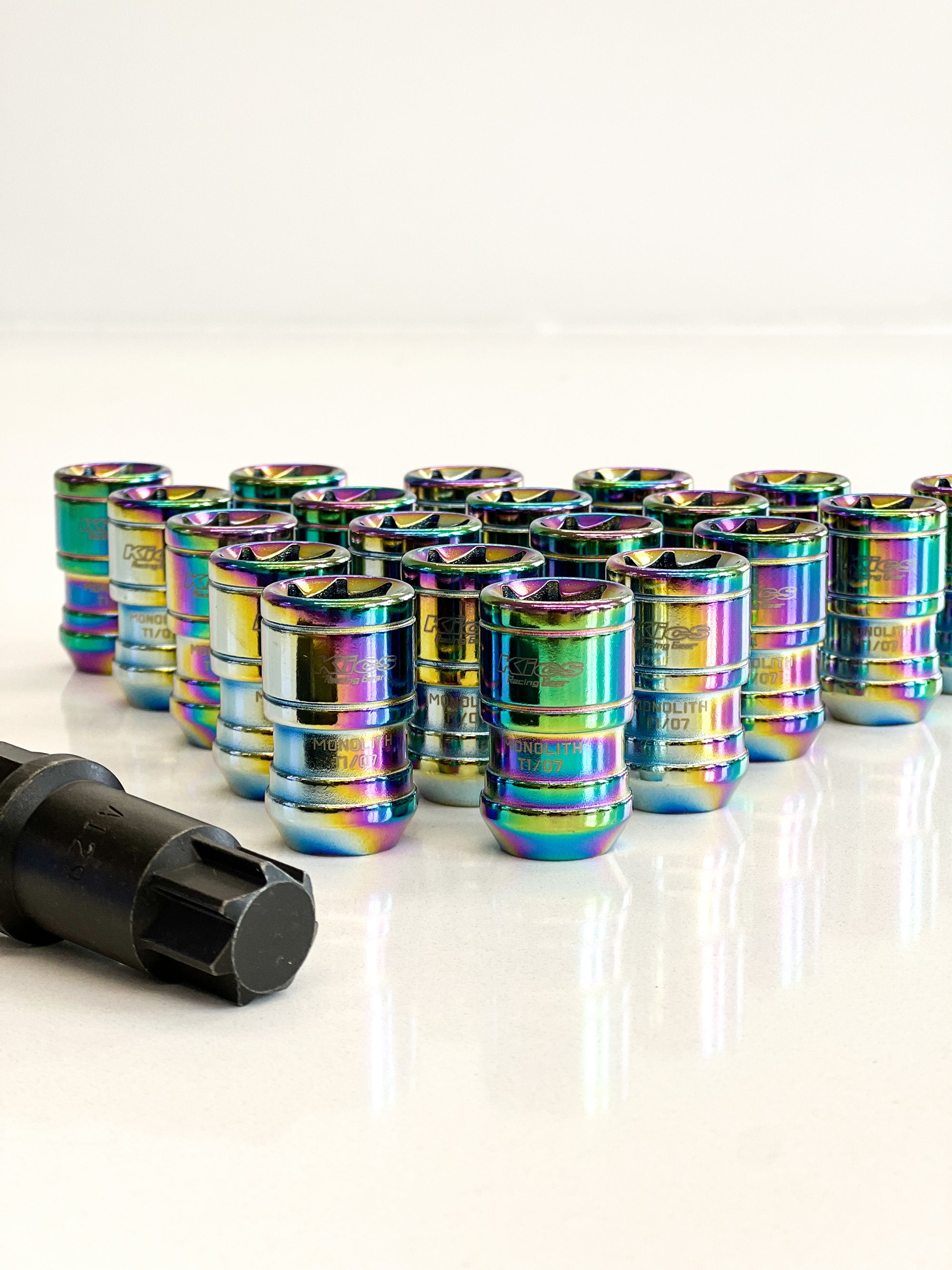 PROJECT KICS MONOLITH LUG NUT SET NEOCHROME