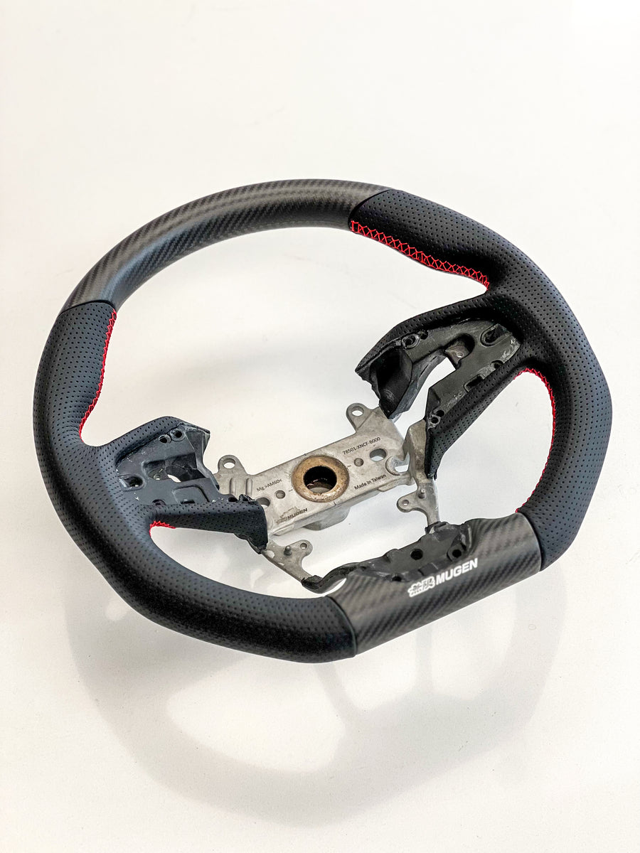 MUGEN FK8 DRY CARBON STEERING WHEEL