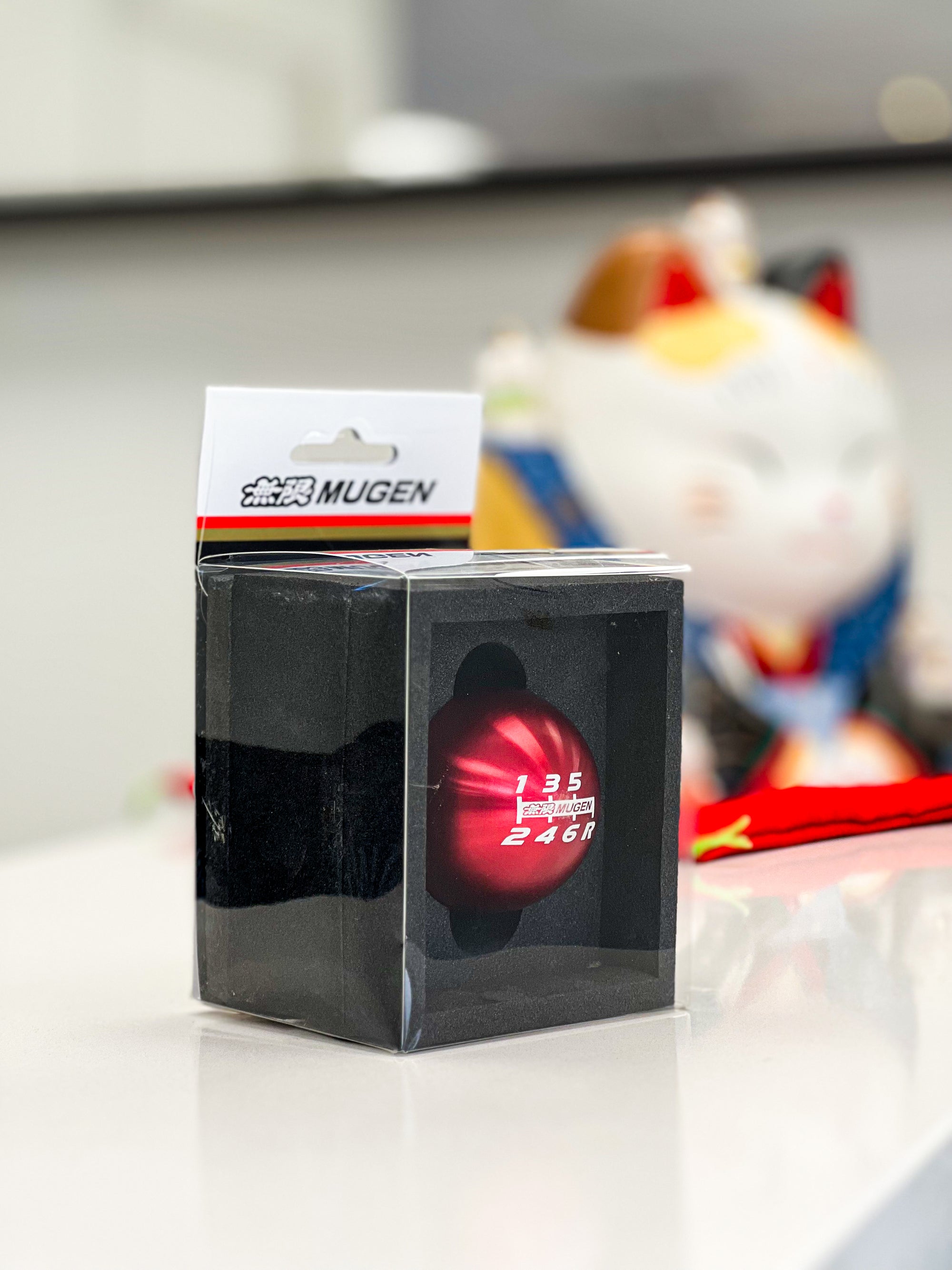 MUGEN SPHERE SHIFT KNOB 6MT RED