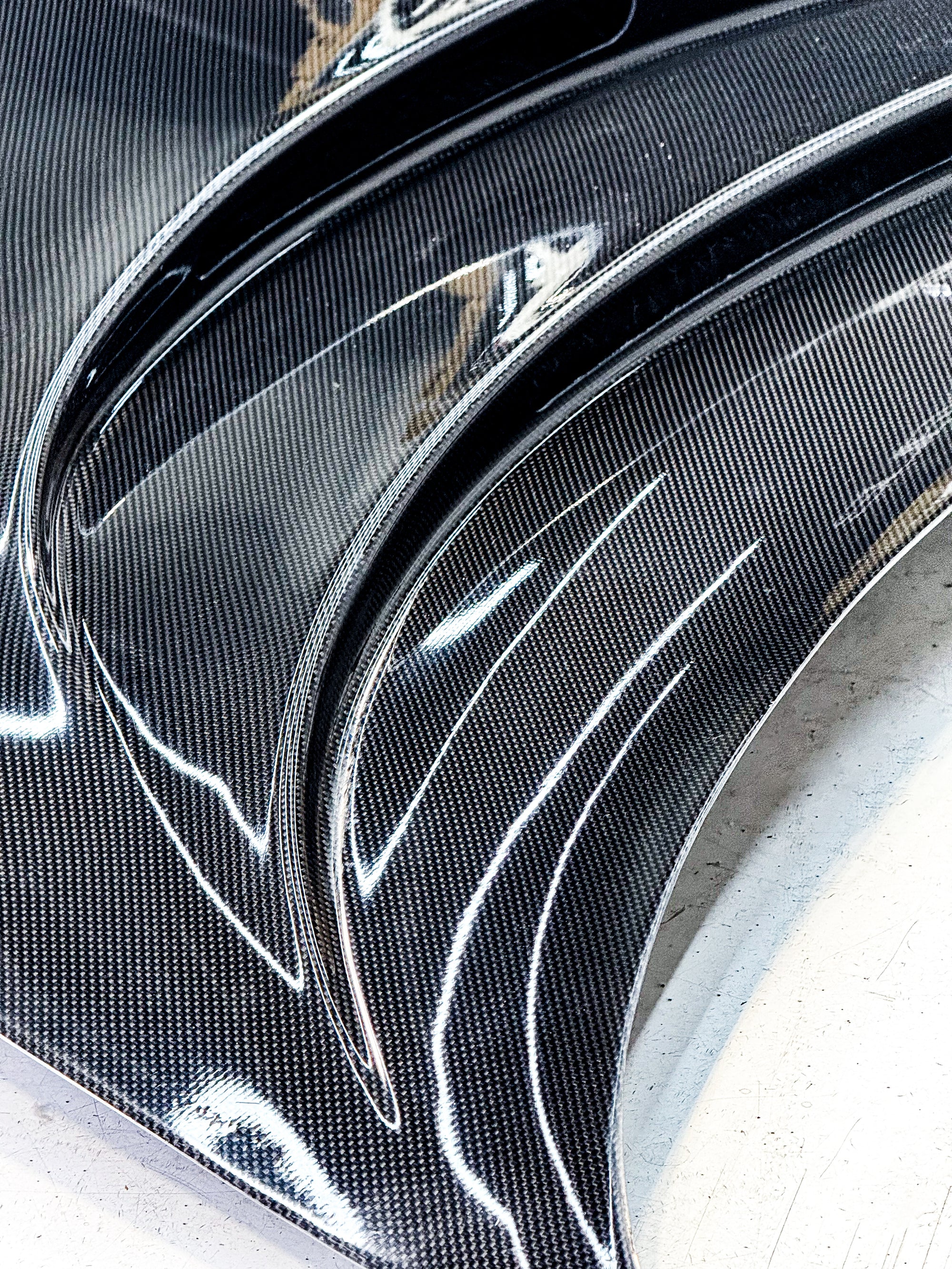 FUJITA ENGINEERING FEED AFFLUX CARBON AERO HOOD RX7 FD