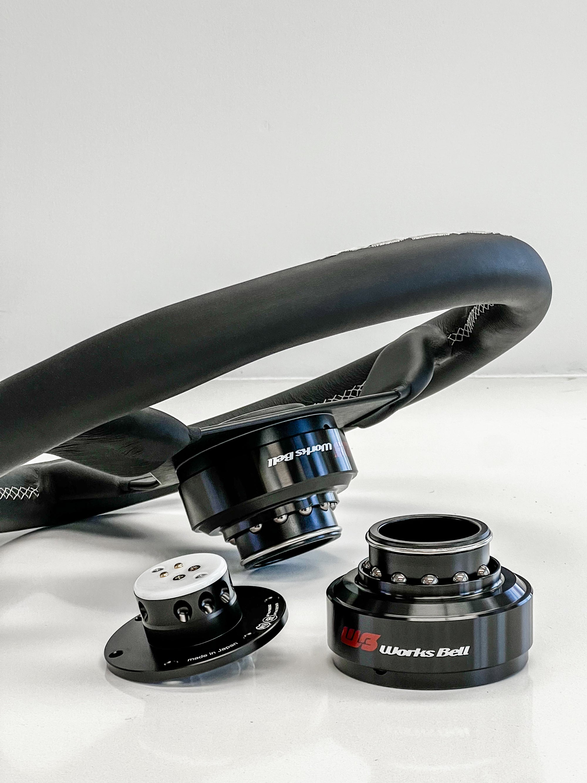 thumbnail image 2 of Works Bell RAPFIX II Black Quick Release Steering Boss Kit (103020) – One Action Attachment 2 of 4