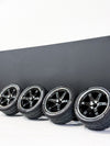 PRE-OWNED VOLK RACING TE37SL 18X9.5 +22 5X114.3 PRESSED DOUBLE BLACK