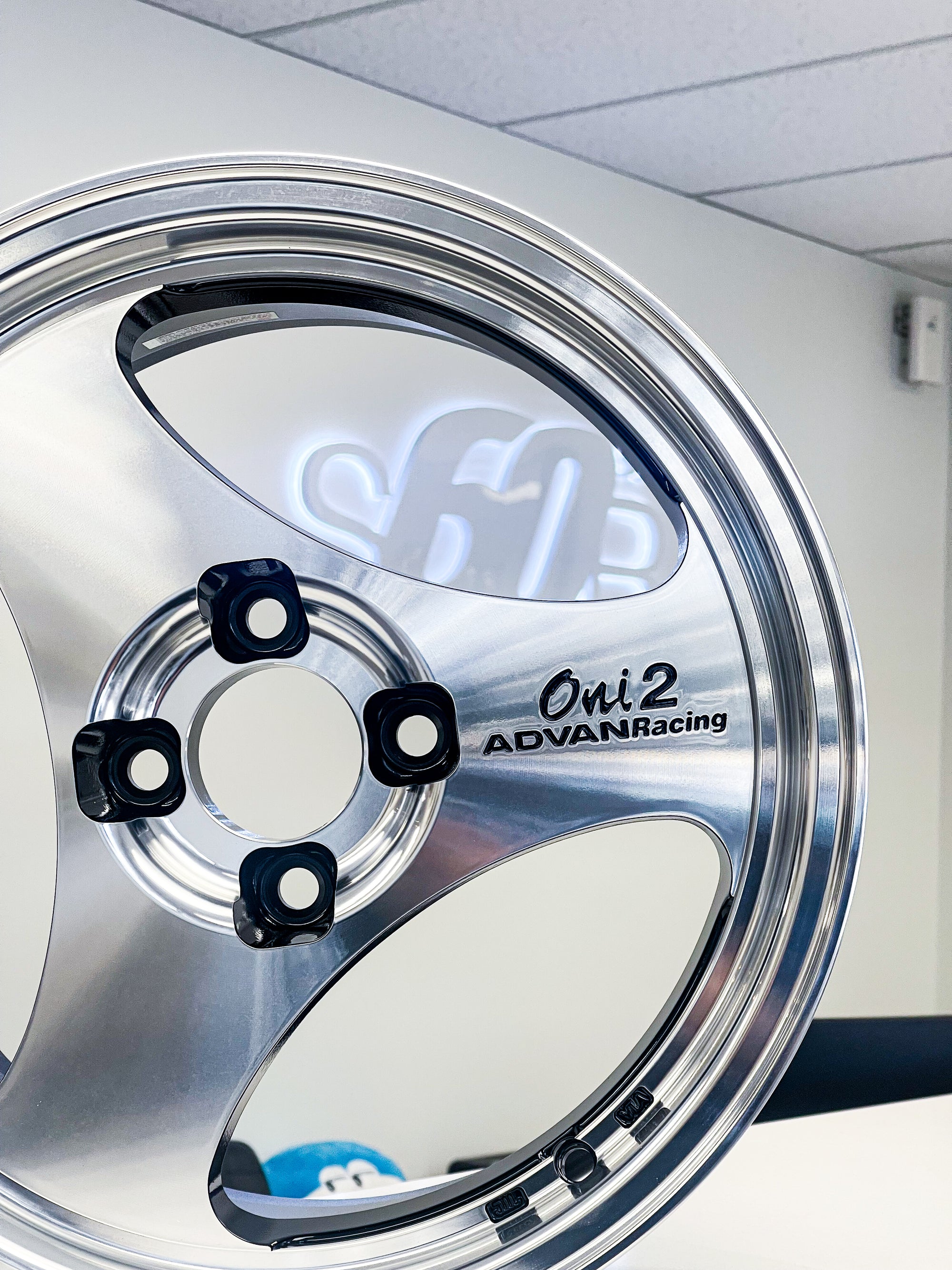 Advan Oni 15インチホイール シルバー　2本　7J +15 ADVAN Racing Oni2 7.5J−15 100/4H +40 ADVAN Oni2アドバン