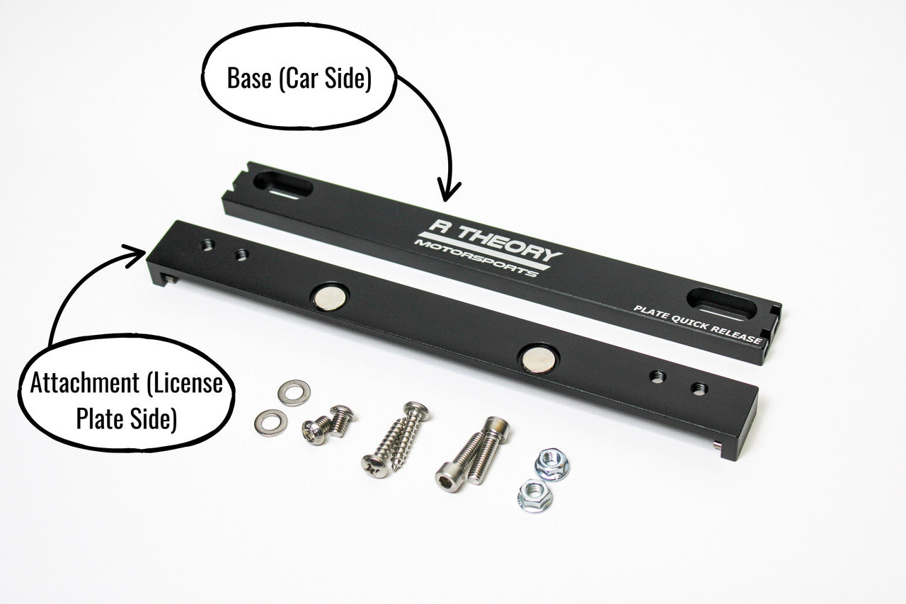 R-THEORY UNIVERSAL LICENSE PLATE QUICK RELEASE